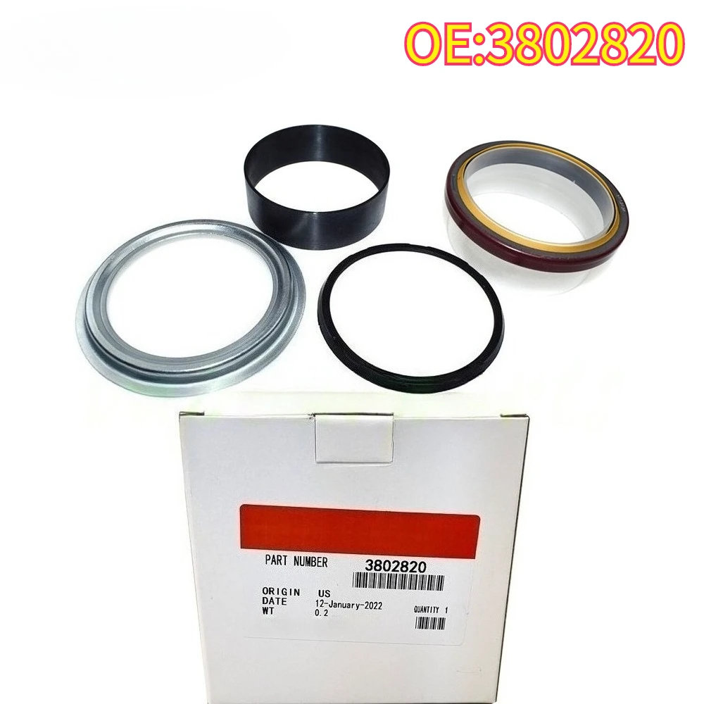 

For 3802820 Front Main Krukas Oliekeerring Slijtage Mouw Voor Cummins 6BT Krukas Front Oliekeerring Kit Vervangende Onderdelen