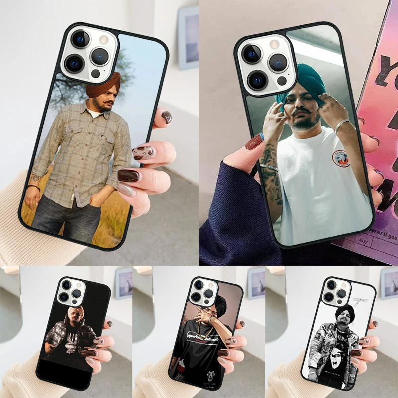 Indian Rapper Sidhu Moose Wala phone case Cover For iPhone 14 15 16 Pro Max SE 2020 coque For apple 11 12 13 Pro Max 8 Plus