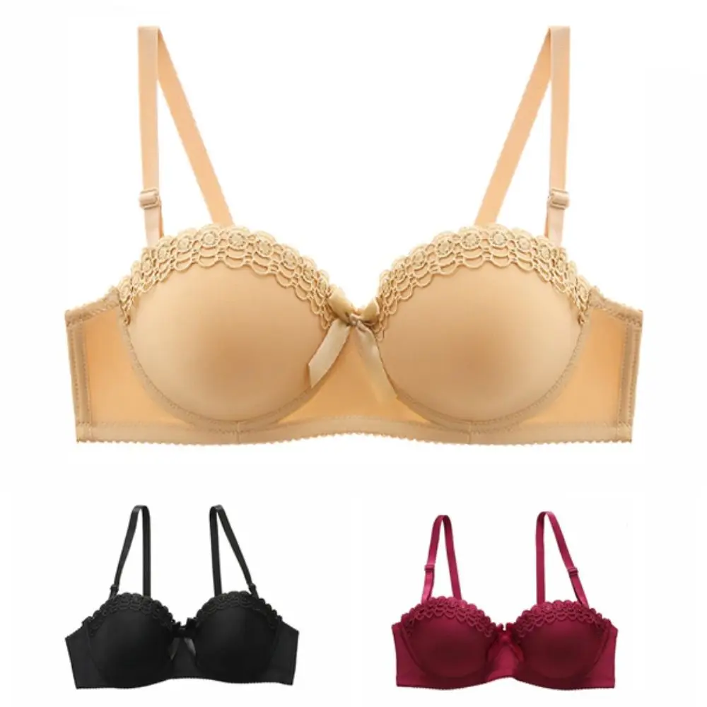 حمالة صدر عميقة على شكل حرف V مقاومة للصدمات ومضادة للترهل من الدانتيل حمالات صدر ملابس داخلية حمالات صدر للنساء هدية