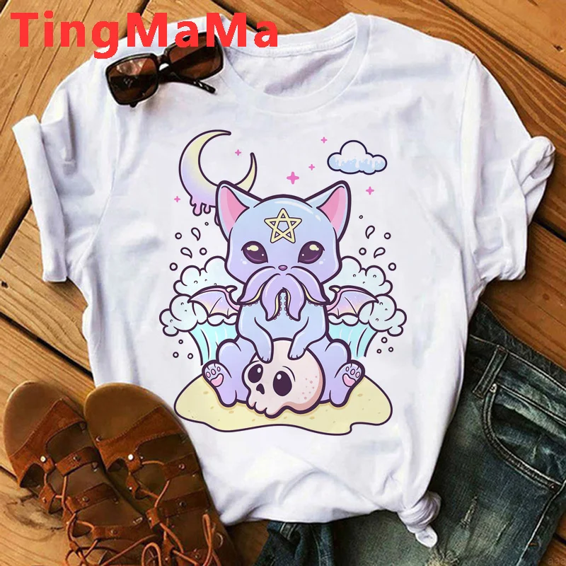 Pastel Goth tshirt men manga harajuku tshirt man comic harajuku 2000s clothes