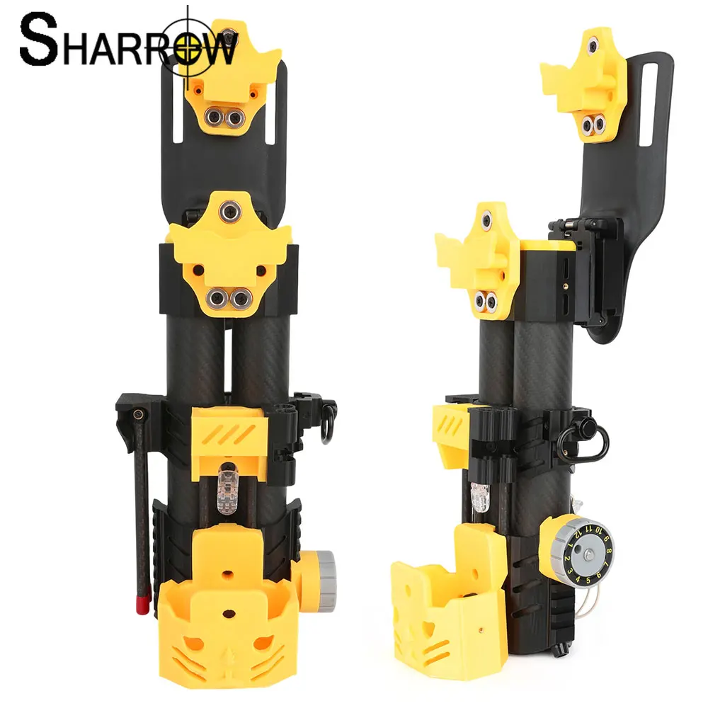 

Arrow Tube Carbon Fiber + ABS Adjustable Arrows Storage Bag Lightweight Quiver Detachable for Recurve Compound Bow Hunting