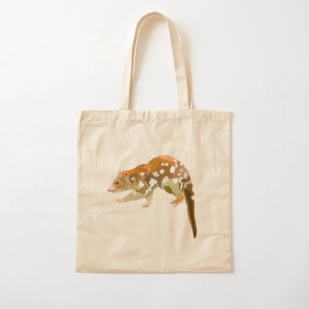 T is for Tiger Quoll Tote Bag tote screen hand ladies men Canvas