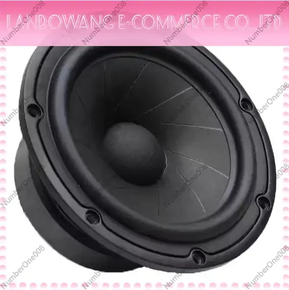 6.5 Inch Watermelon Paper Cone Mid-Bass Speaker HiFi Woofer for Home Audio