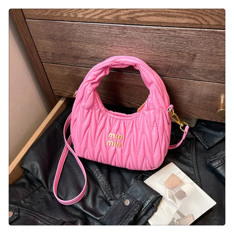 New Niche Design One-shoulder Cross-body Dumpling Bag High-end, Fashionable and Versatile Hand-held Small  Bag for Women 2024