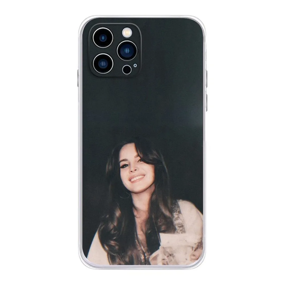 Singer L-Lana Del R-Rey Phone Case  For IPhone 15,14,13,11,12 Pro Max Mini X XR XS 7,8 Plus SE Transparent Cover