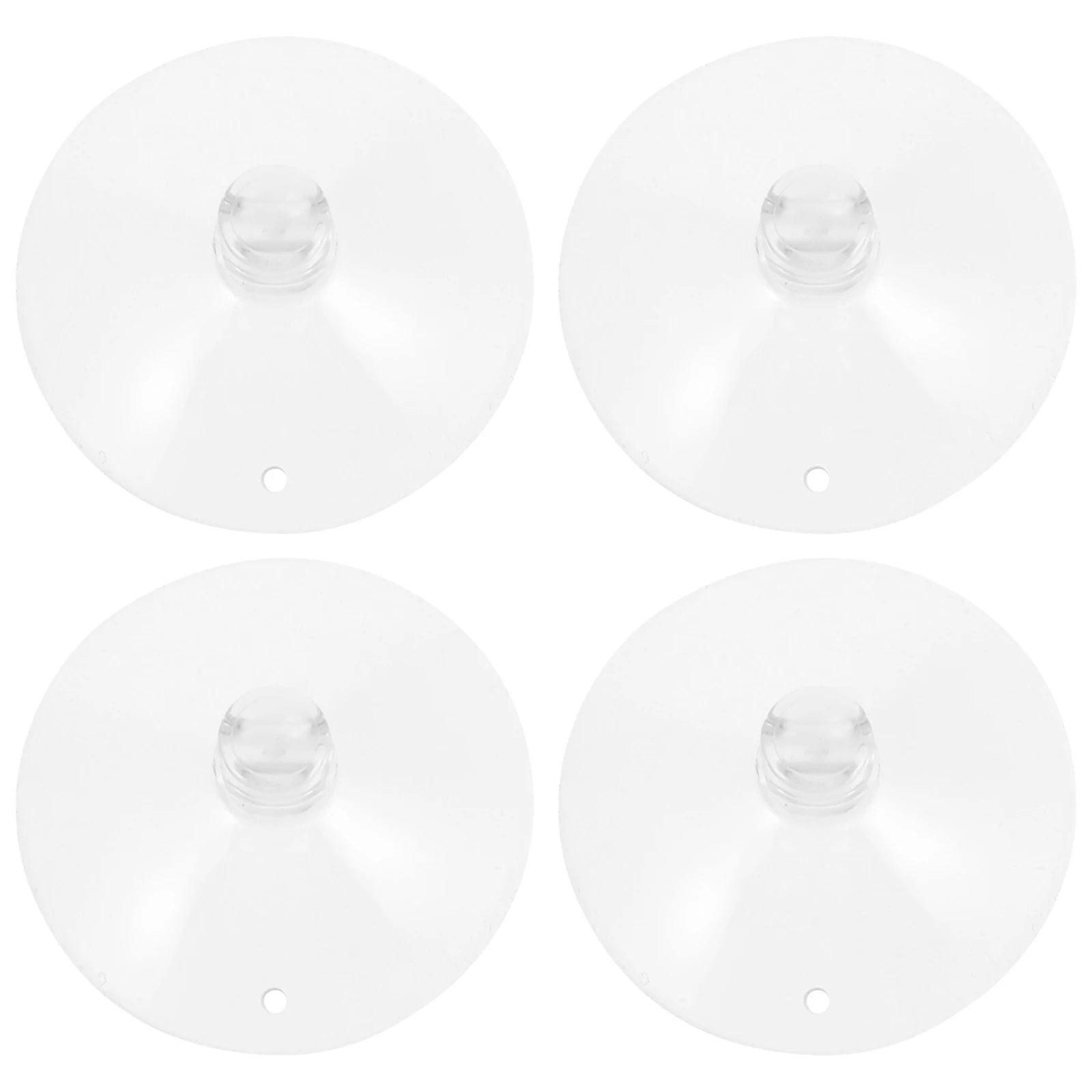 

4 Pcs Accessories Suction Cups Guitar Leg Rest Small Sucker Clear Pvc Pads Rubber Heavy Duty Suckers