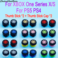 2 Pcs For PS5 PS4 XBOX One Series X/S NS Switch PRO DIY Heightened Thumbstick Grip Cover Wheel Non-Slip Joystick Cover Parts