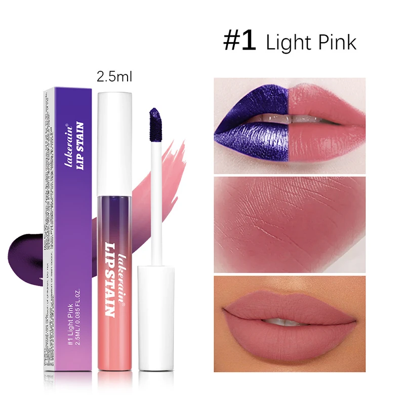 Blading Lip Stain Peel and Stick Set Long-lasting Waterproof Pink Lip Gloss Transfer Resistant Natural Lip Gloss For Women