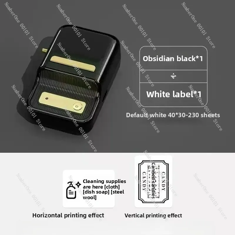 

B21 household transparent large label printer multi-function can be connected to Bluetooth portable handheld smart label machine