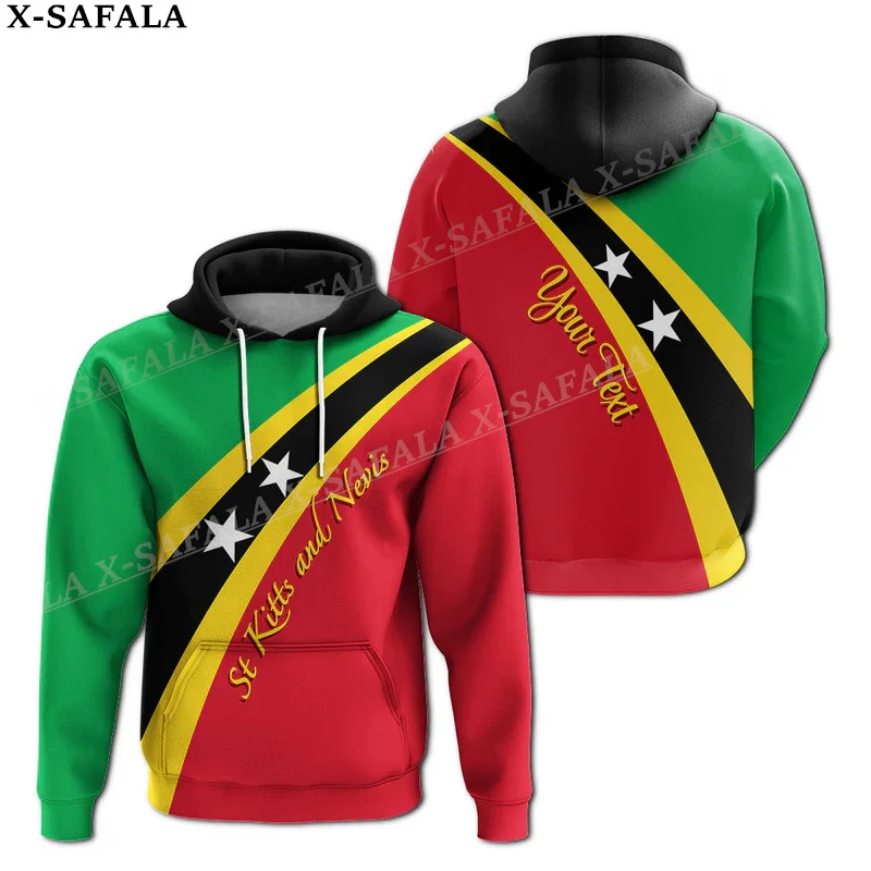 

Saint Kitts And Nevis Coat Of Arms 3D Print Zipper Hoodie Men Pullover Sweatshirt Hooded Jersey Tracksuit Outwear Coat Casual-1