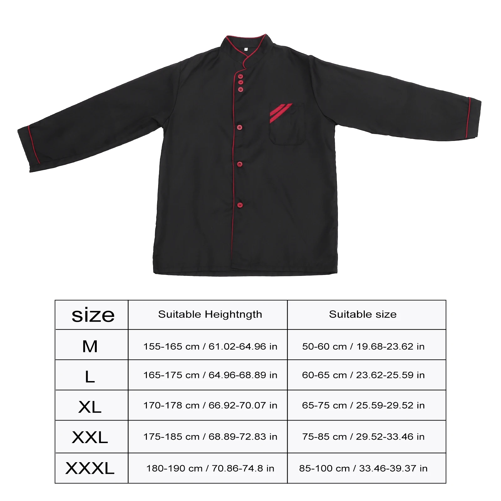 Long Sleeve Chef Jacket Unisex Wearproof Oil Proof Breathable Kitchen Workwear Casual Loose Catering Jacket For Restaurant Hotel