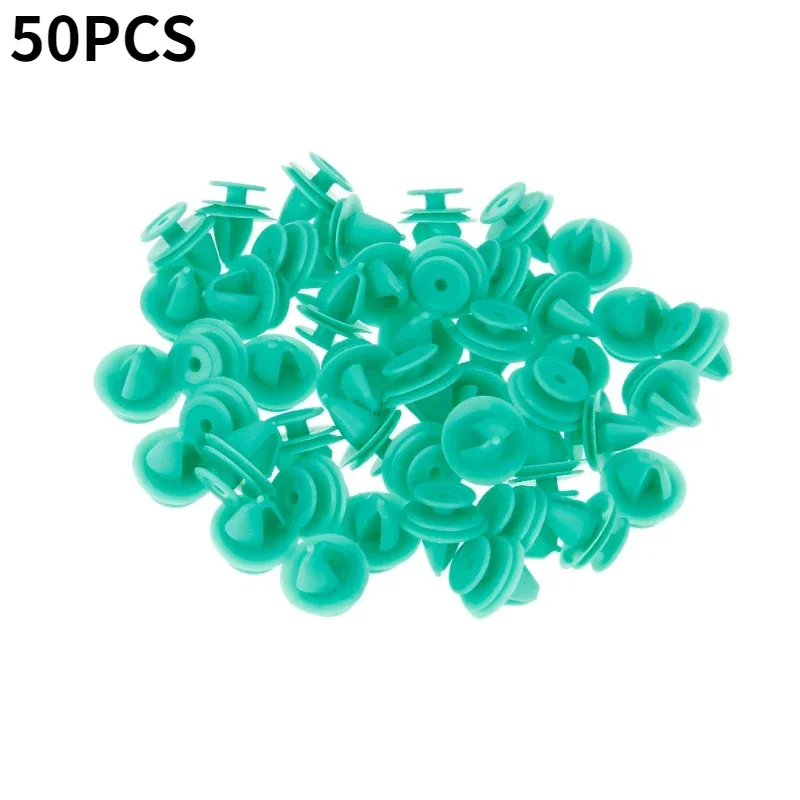 

50 шт., зажим для обшивки панели автомобиля, крепеж, заклепки, фиксаторы для Mercedes Benz Citroen для Peugeot 207 307 206