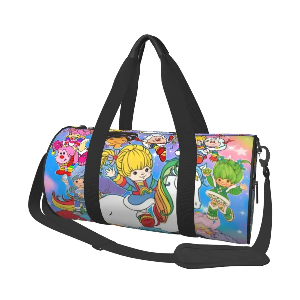

Cartoon Cute Rainbow Brite Large Duffle Gym Bag Waterproof Duffle Travel Bags Handbags Fitness bag