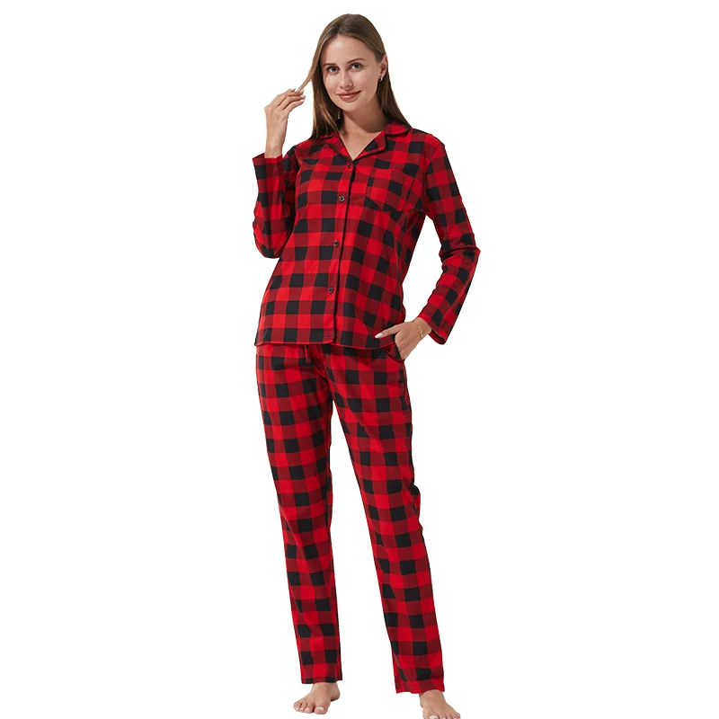 Womens Pajama Sets Pj Pants for Women with Pockets Pajama Shirts Long Sleeve Pajama Set for Women Ladies Pajamas Sets Sleepwear
