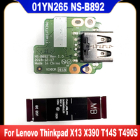 01YN265 NS-B892 Original For Lenovo Thinkpad X13 X390 T14S T490S Power Jack Board USB Board High Quality