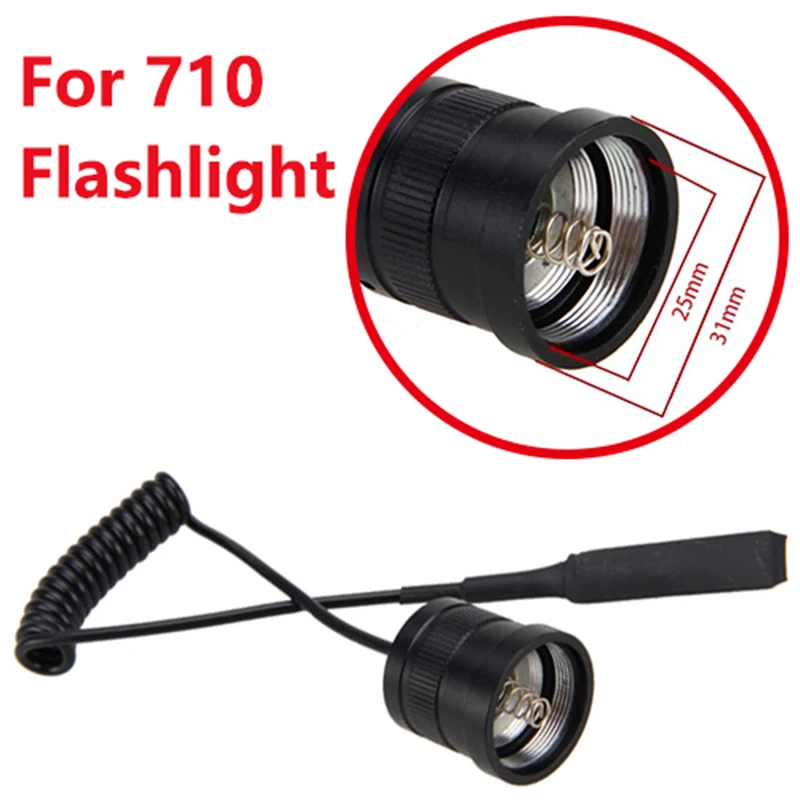Flashlight Pressure Switch Controller For A100/501B/502B/C8/C8.2/C10/C11/C12/T67/710/802 Rat Mouse Torch Tail Switch For Hunting