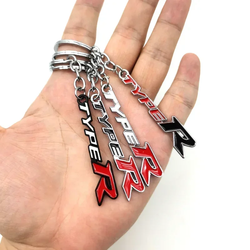 Metal Car Keychain Pendants Key Rings Holder Accessories for Honda TYPER Accord CRV Civic City Elysion CRZ Fit Jade Pilot