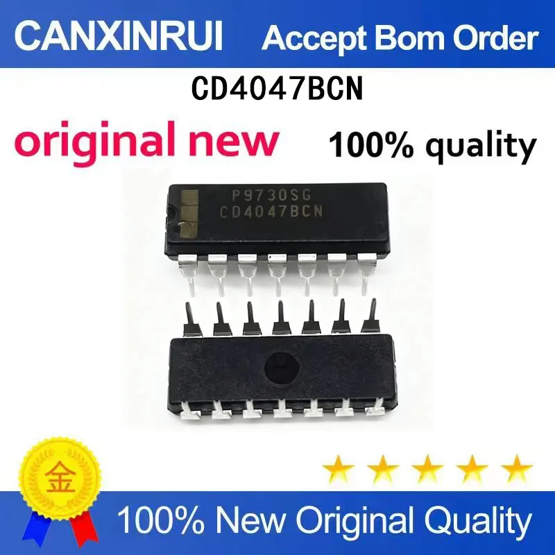 (5-100 Pieces) Brand new original CD4047BCN CD4047 DIP-14 direct insertion integrated circuit chip