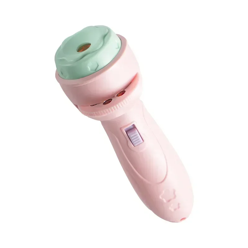 Lanterna de projeção educação precoce quebra-cabeça desenvolvimento brinquedo 80 padrões dos desenhos animados projetor tocha brinquedo do bebê crianças iluminação