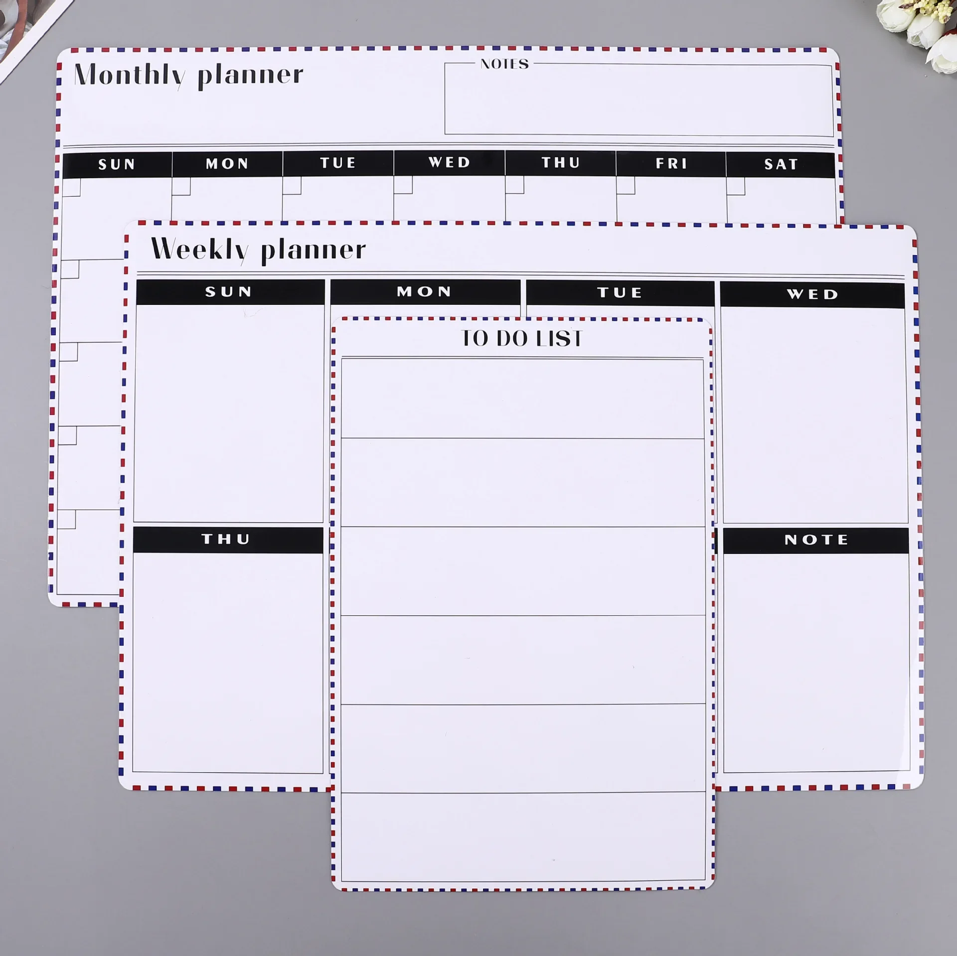 المغناطيسي الثلاجة ملصق التقويم السبورة الجدار ملصق خطة التعلم الجدول الثلاجة ملصق رسالة المجلس A3 #3