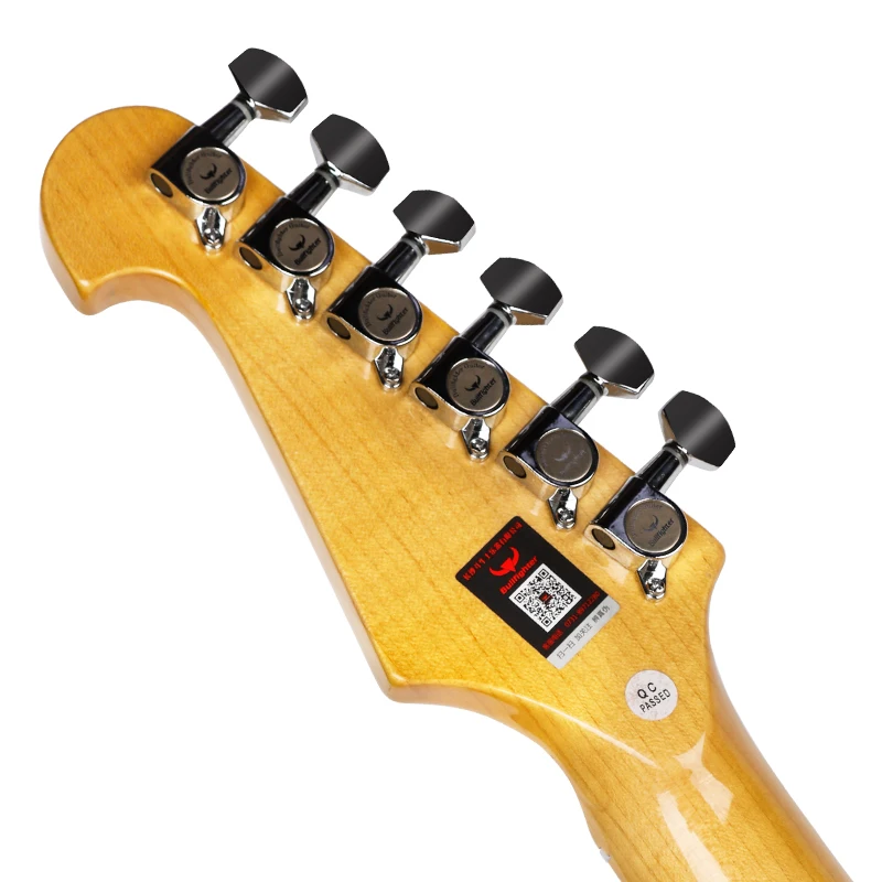Electric Guitar D120 ST Style 22Frets Poplar Wood Body Canadian Maple Neck SSH Pickups Professional Musical Instrument 6 Strings