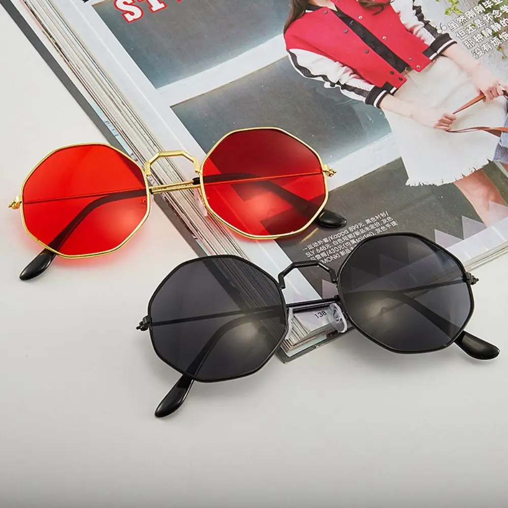 

Retro Shades Polygon Sun Glasses Small Frame UV Protection Square Sunglasses Sunglasses for Men/Women