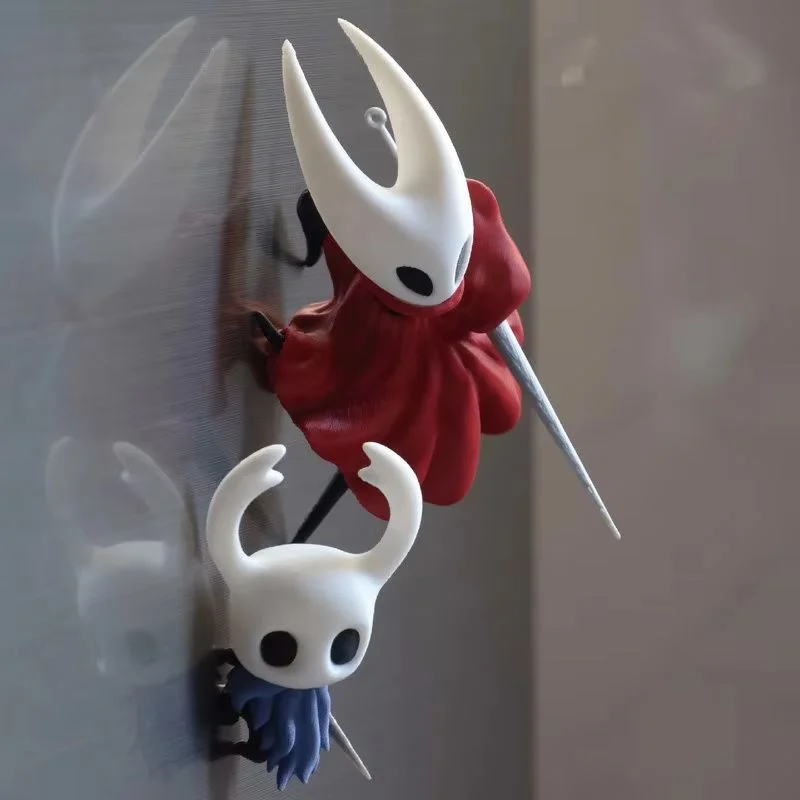Hollow Knight Hornet Silksong Makoto Koji Spiel Kühlschrank Magnet Action Figuren Modell Kit Desktop Ornament Dekor Spielzeug Geschenke