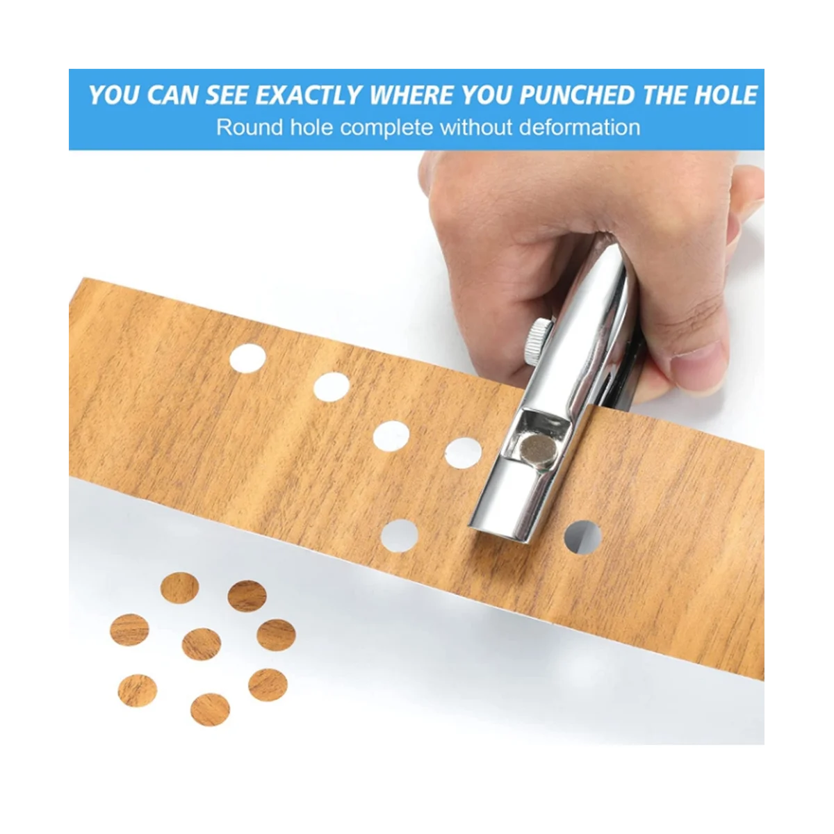 اليد ثقب الناخس للطلاب ، حافة النطاقات ، ويأتي مع اثنين من الينابيع الغيار ، 2 قطعة ، 6 مللي متر