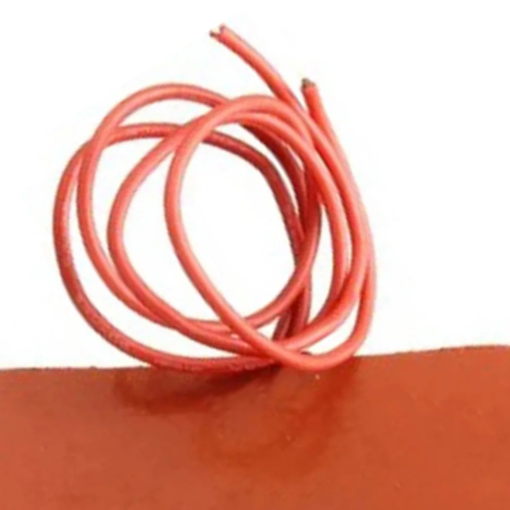 

10W Heated Pad 60*60mm Square Uniform temperature Waterproof 1.36*2.36in For fuel tank Mat Rubber Safe Silicone