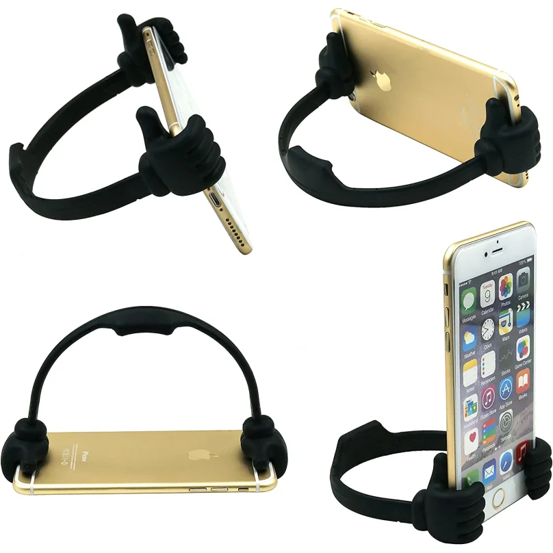 Thumbs-up Cell Phone Holder Adjustable Plastic Phone Stand Multi Colors Portable Desktop Stand For iPhone Xiaomi Samsung Huawei