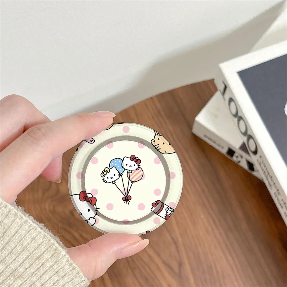 

Balloon polka dot cute HelloKitty pattern magnetic retractable phone holder MagSafe portable magnetic holder birthday gift