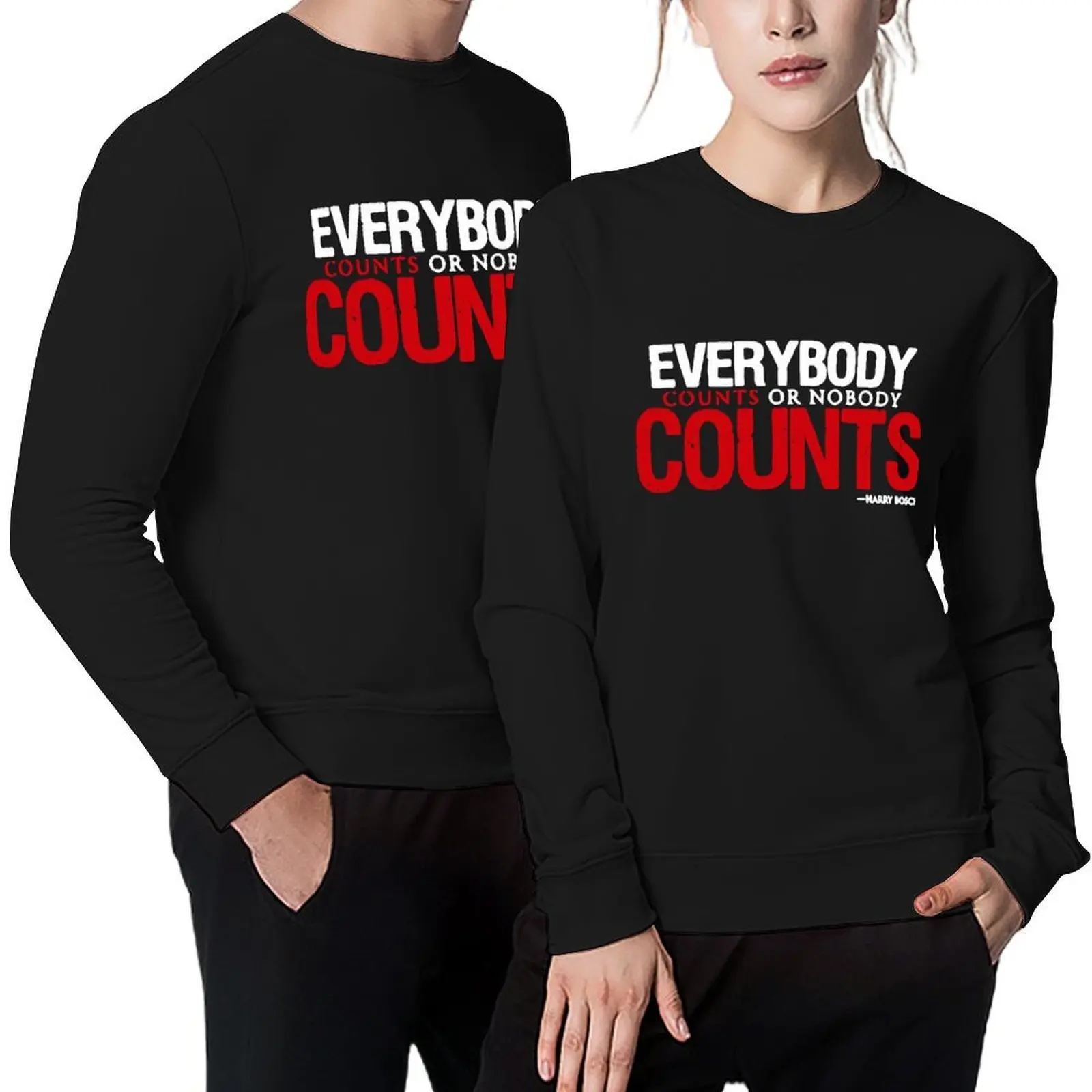 

Everybody Counts Or Nobody Counts Pullover mens clothing mens designer clothes blouse autumn clothes sweatshirts for men