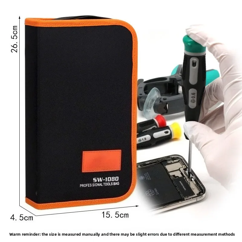 Multi-Purpose Electronics Repair Tool Kit with Portable Tool Bag for Mobile Phone & Home Use