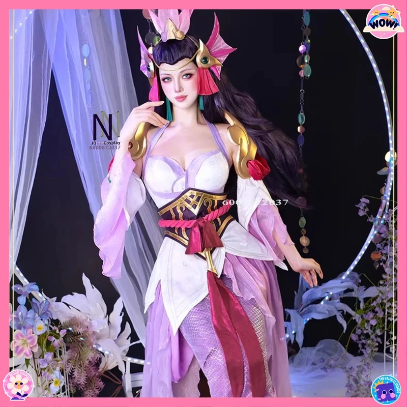 

ABC123Game Cosplay Splendid Staff Costume Anime Nami Role Playing Clothes Fashion Dress with Fishtail for Women Comx,3;b'2.