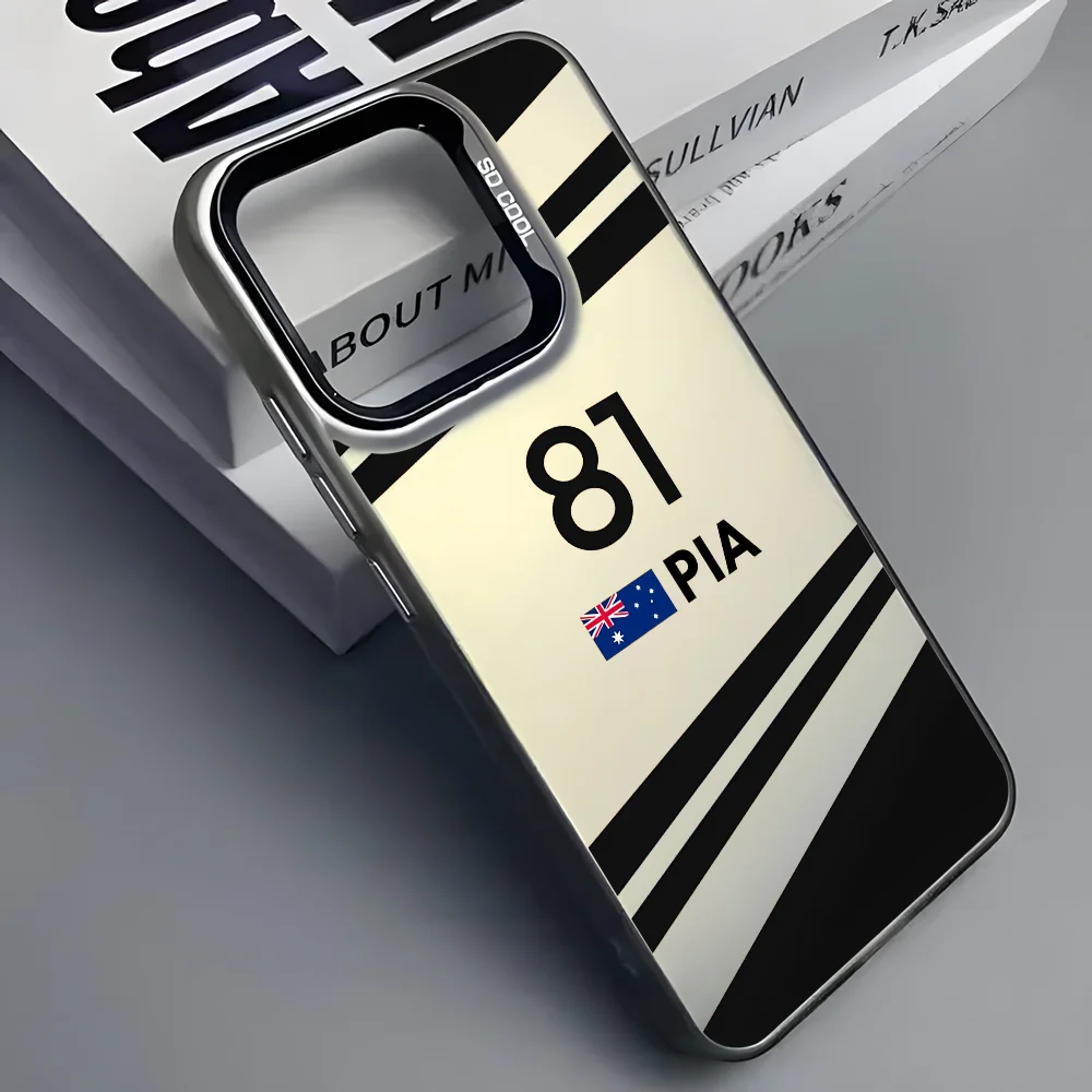 Racing Phone Case for 81 O-Oscar Piastris Samsung Galaxy A37 A57 A17 A07 A16 A35 A55 A25 A15 A56 A54 A36 A34 A24 A26 4G 5G Cover
