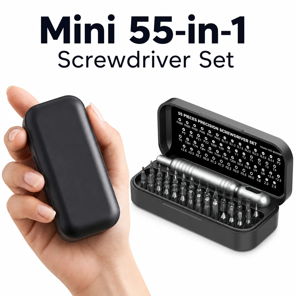 Diy Electronics News - 55PCS Mini Precision Screwdriver Set Magnetic