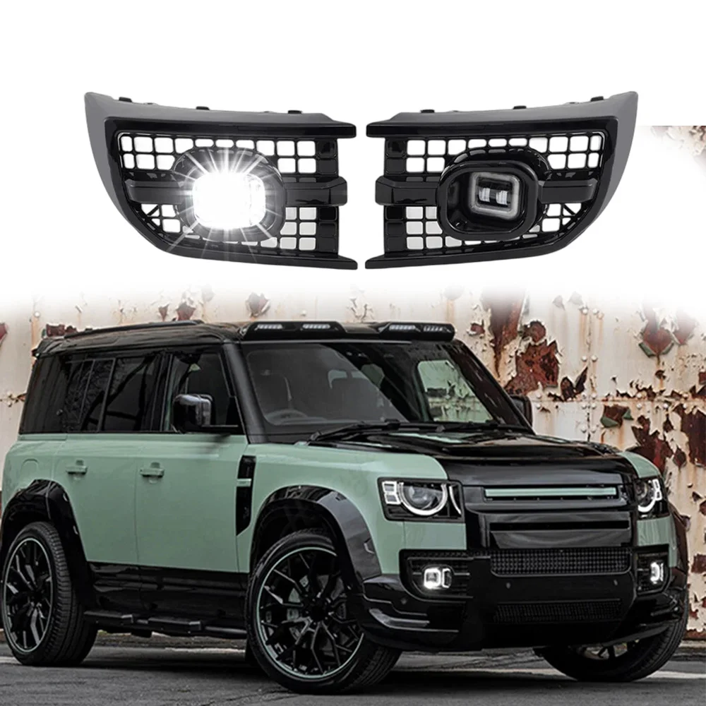 

Противотуманные фары на 2020-2021 2022 2023 2024 2025 Land Rover Defender 90 110 130 Противотуманные фары дневных ходовых огней Внешние аксессуары
