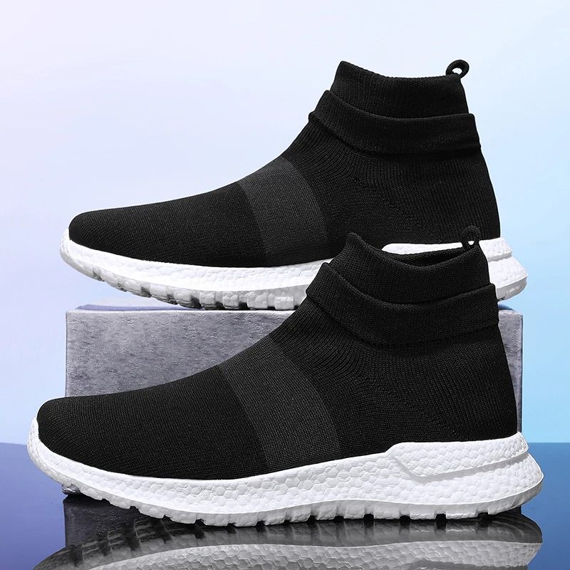 

YRZL Men Sneakers Sports Shoes Lightweight Breathable Comfortable Running Shoes Non Slip Casual Tennis Shoes For Summer Walking