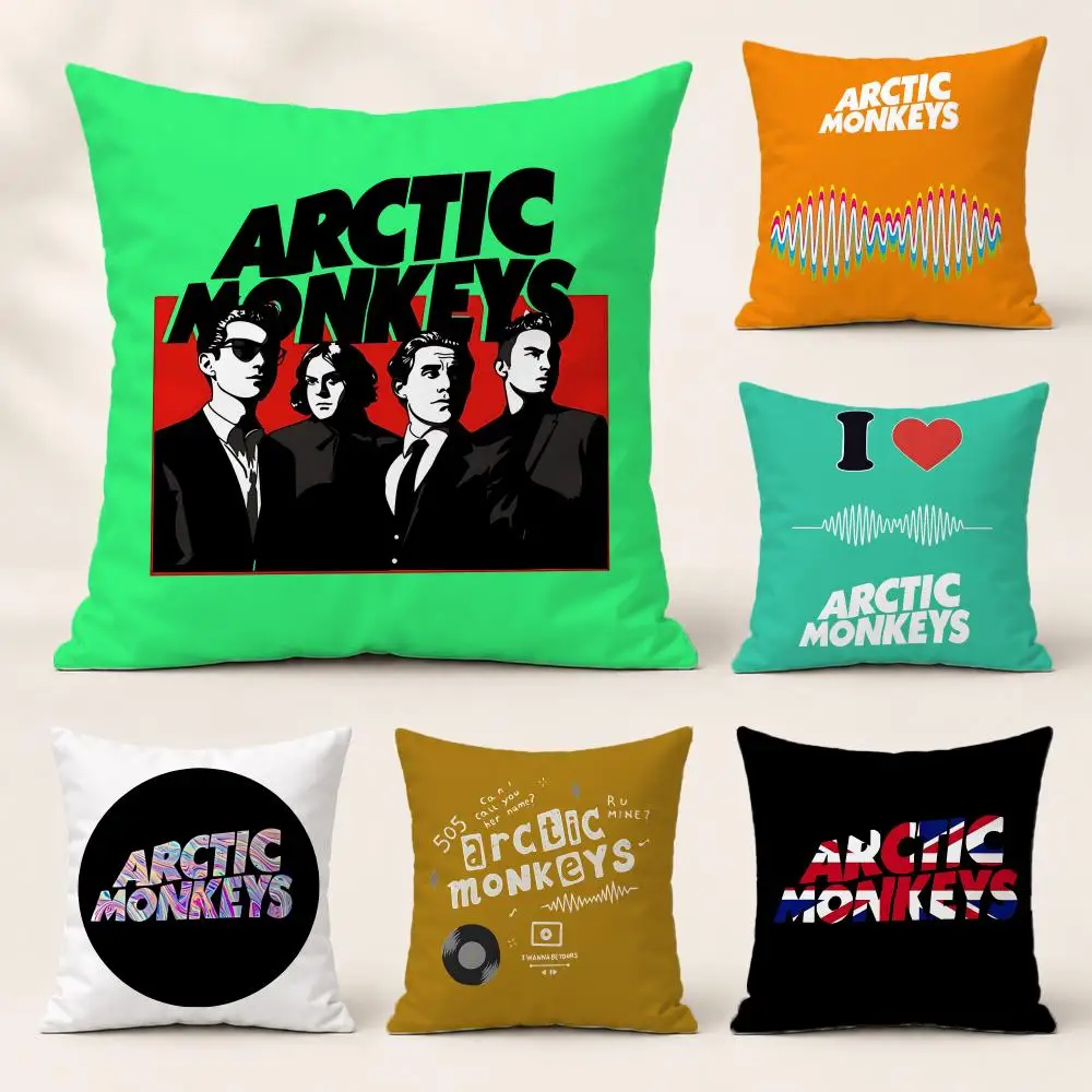 Band AArctic Monkeysed Cushion Cover Washable Soft Thick Cushion Cover Decorative Pillowcase for Sofa Living Room Home