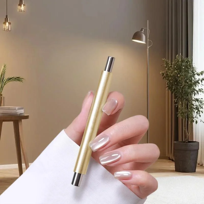 Zylindrischer französischer Magnetstift, doppelköpfiger Katzenaugen-Stil, langlebige runde Stahlkugel, 1 Stück