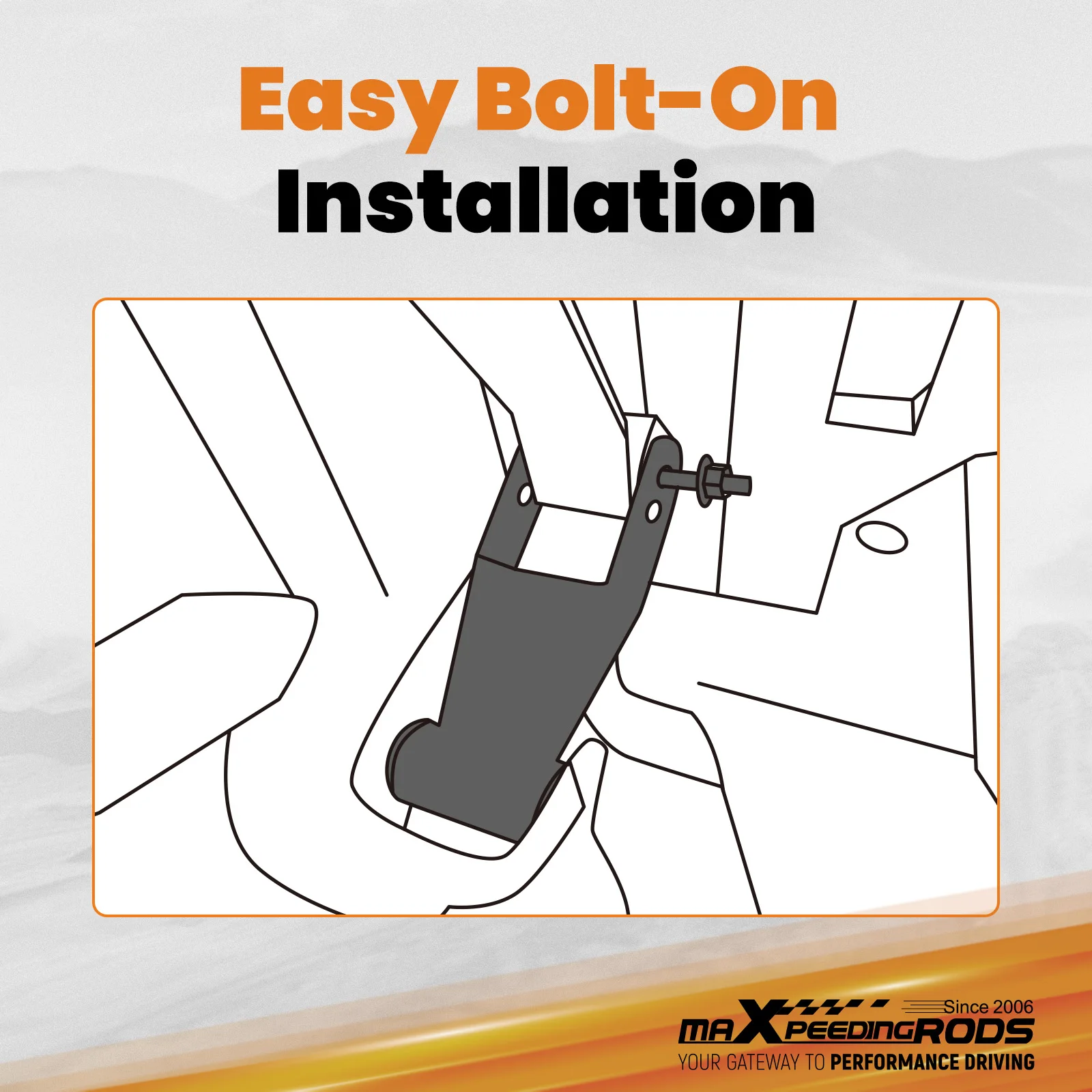 

Rear 4in Lowering Kit Drop Shackles Hangers For Chevy C10 GMC Pickup 1973-1987