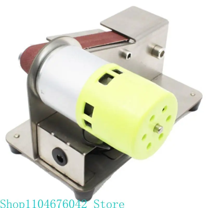 

Belt Sander Power Belt Sander Adjustable Speed Electric Belt Sander Small Benches Belt Sander Machine for Metal Working