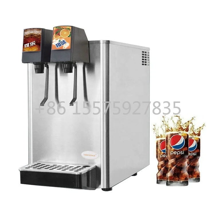 

Wholesale Price 2 Flavor Commercial Soda Water Drink Cola Juice Cooler Beverage Maker Machine Dispenser