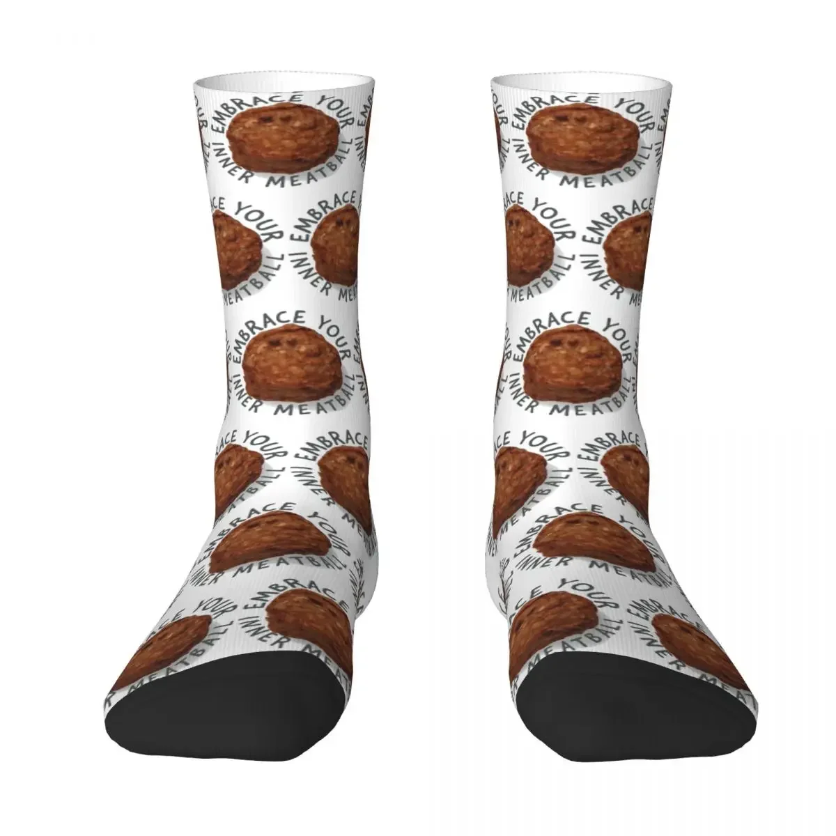 Meatball Socks Harajuku High Quality Stockings All Season Long Socks Accessories for Unisex Gifts