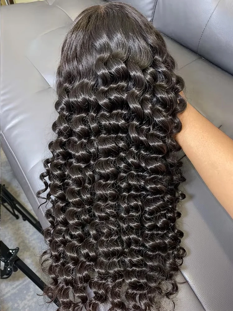 

Прозрачные HD-парики из натуральных волос 40-42 дюйма, 13x6 Loose Deep Wave, с кружевной передней частью, 13x4 360 Curly Water, для женщин, 250% плотность