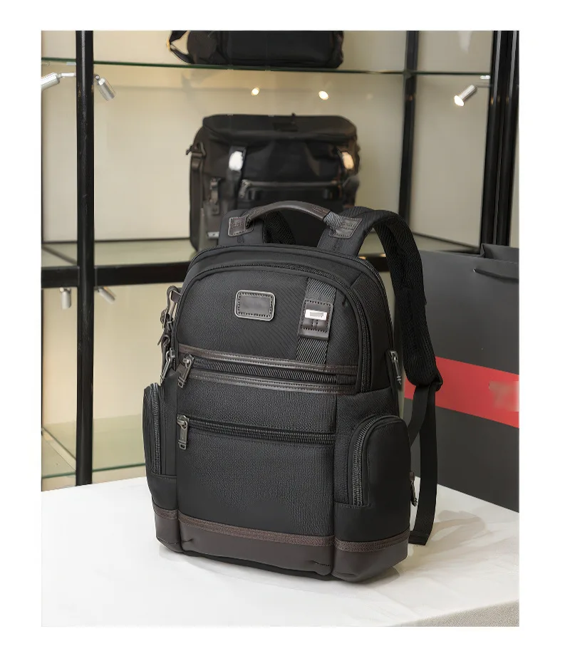 Mochila masculina de nylon de grande capacidade, mochila casual espaçosa para trabalho e viagens 222681