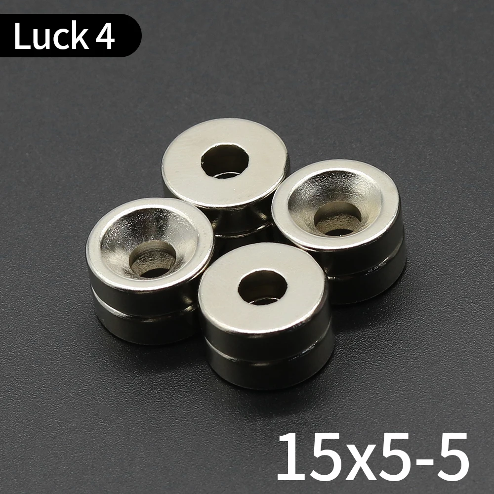 5/10/20/50Pcs Round Magnet 15x5-5mm Neodymium Magnet N35 Permanent NdFeB Super Strong Powerful Magnets imans 15x5Hole 5