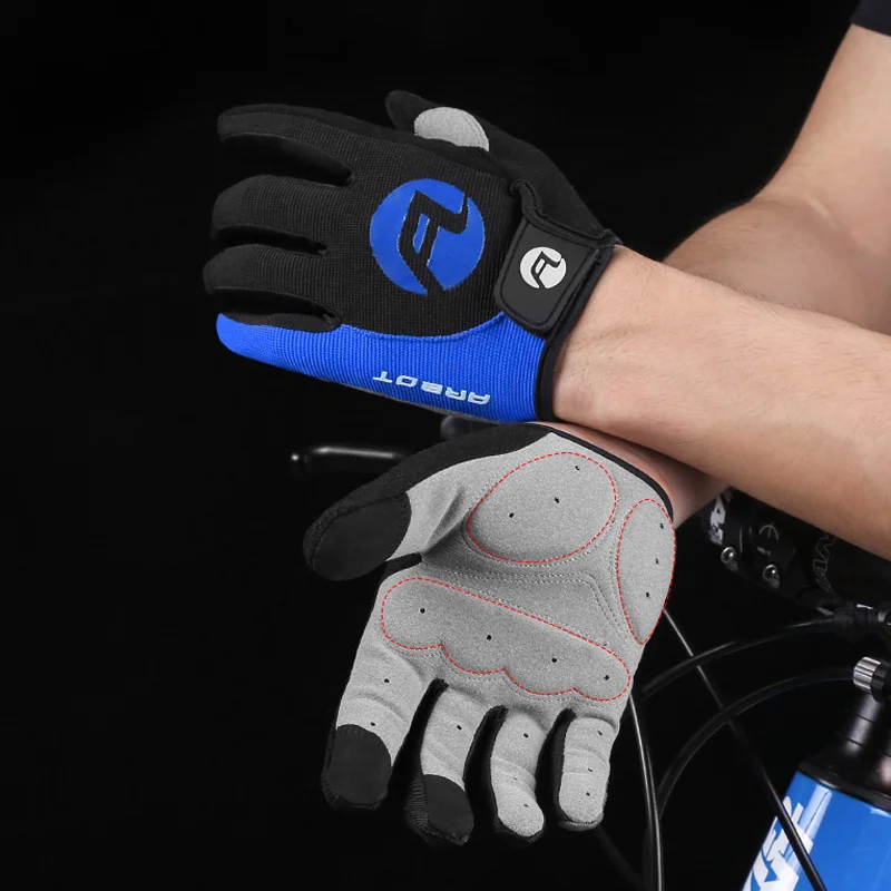 

Outdoor touch screen full finger anti slip gloves for men and women cycling and mountaineering sports gloves