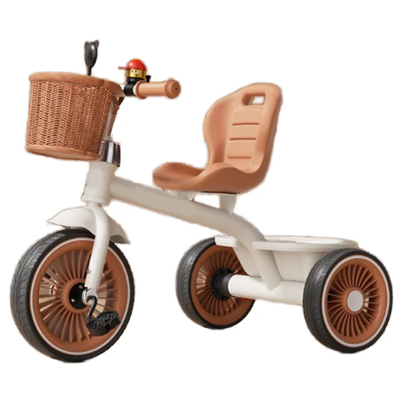 

Children Tricycle 2-6 Years Old Children'S Toy Bicycle Can Be Pushed Ridden Baby Balance Car Parasol Baby Stroller