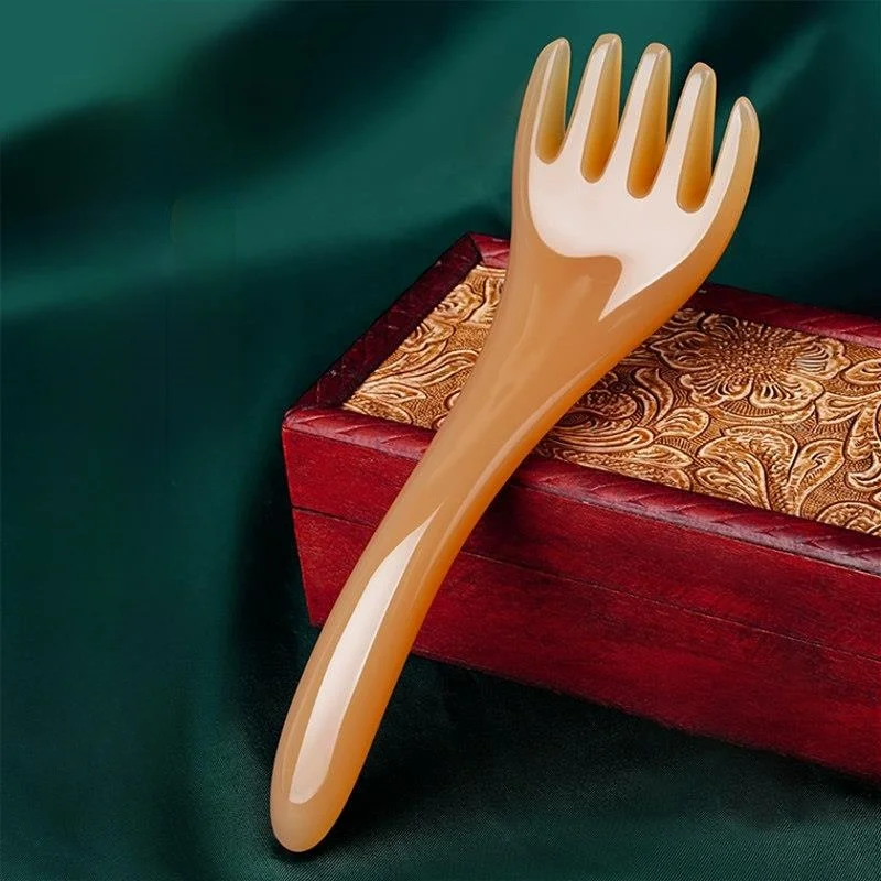 

Массажная расческа для головы с пятью зубцами, противоскользящая, для ухода за кожей головы, инструмент для ухода за волосами, распутывающая расческа, профессиональный инструмент для парикмахеров